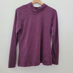 Nike  long sleeve lightweight top hoodie Dri-Fit  Size S